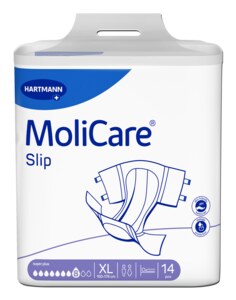 Molicare Slip Inkontinenční kalhotky zalepovací 8 kapek vel.XL 14 ks