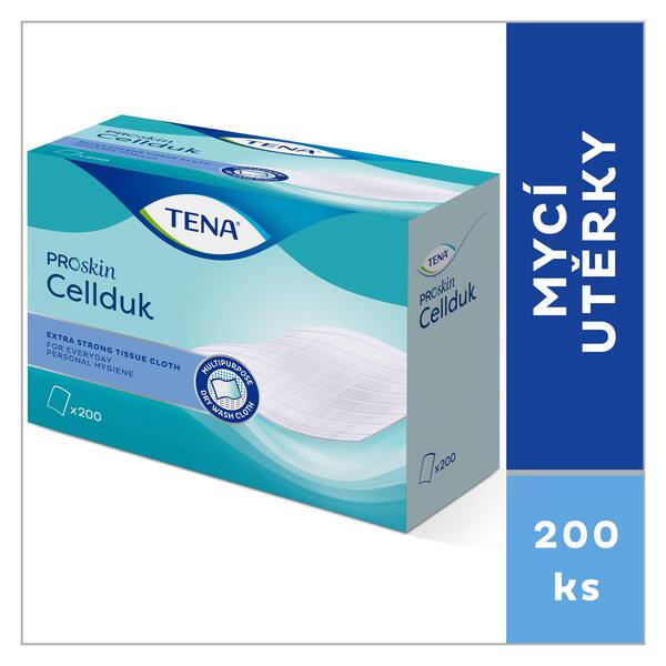 Tena Proskin Cellduk Mycí utěrka 200 ks 