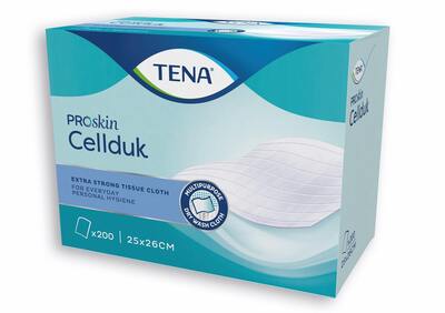 Tena Proskin Cellduk Mycí utěrka 200 ks