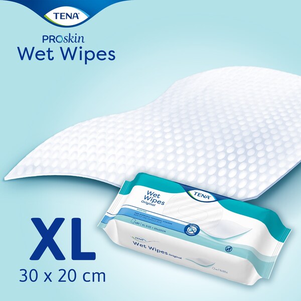 Tena Protection Wet Wipes Vlhčené ubrousky 80 ks 