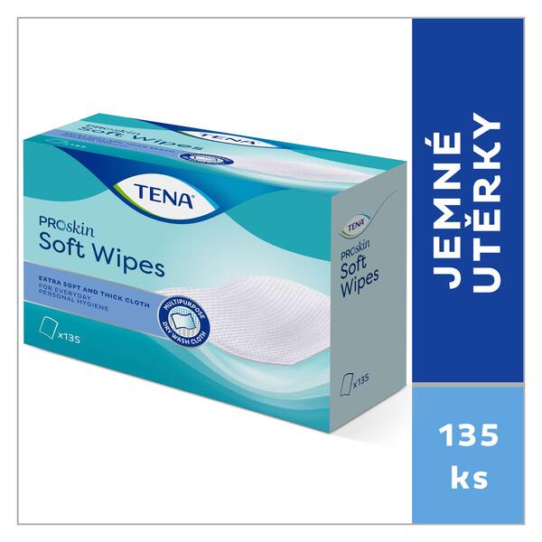 Tena Soft Wipe Jemná utěrka 135 ks