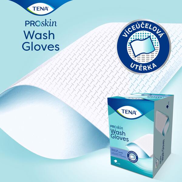 Tena Wash Glove Mycí žínka 175 ks