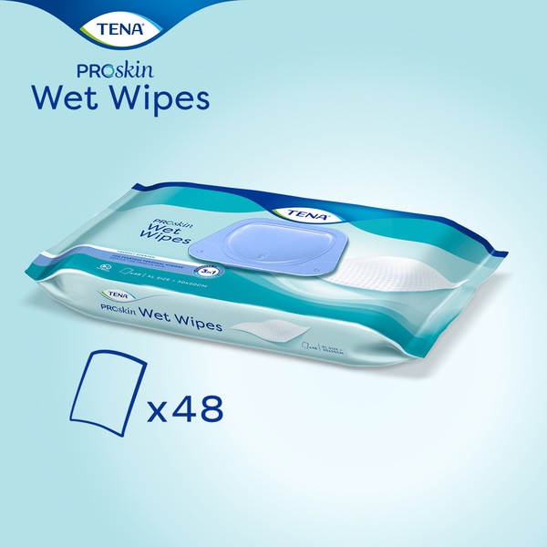 Tena Wet Wipes vlhčené ubrousky 48 ks