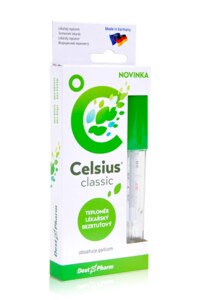 Teploměr lékařský Celsius Classic bezrtuťový 1 kus