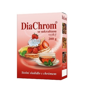 DiaChrom se sukralózou sypký nízkokalorické sladidlo 200 g DiaChrom se sukralózou sypký nízkokalorické sladidlo 200 g