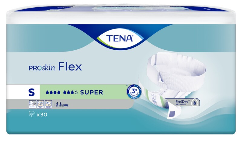 Tena Flex Super S Inkontinenční kalhotky 30 ks