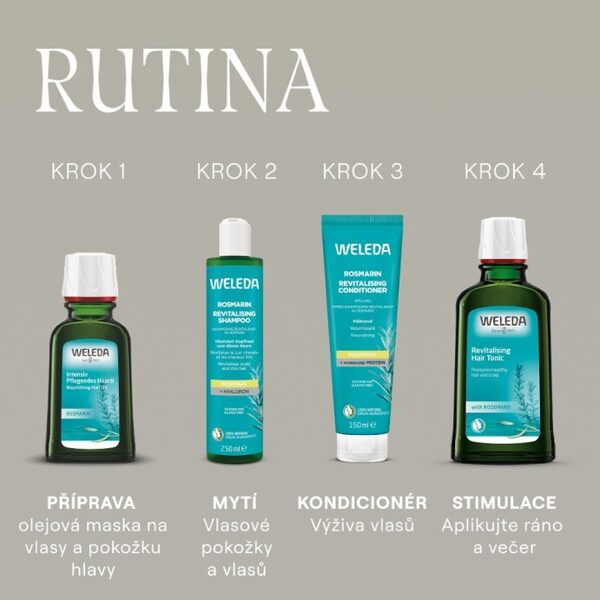 Weleda Rozmarýnový revitalizační šampon 250 ml
