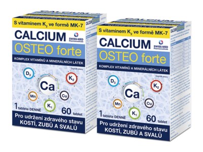 Calcium Osteo forte 60 tablet 1+1 ZDARMA Calcium Osteo forte 60 tablet 1+1 ZDARMA