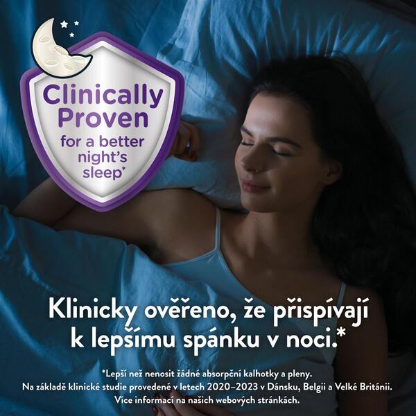 DryNites Natahovací kalhotky na noc pro dívky JUMBO box 13+ let / 48-60 kg /  3x11 ks
