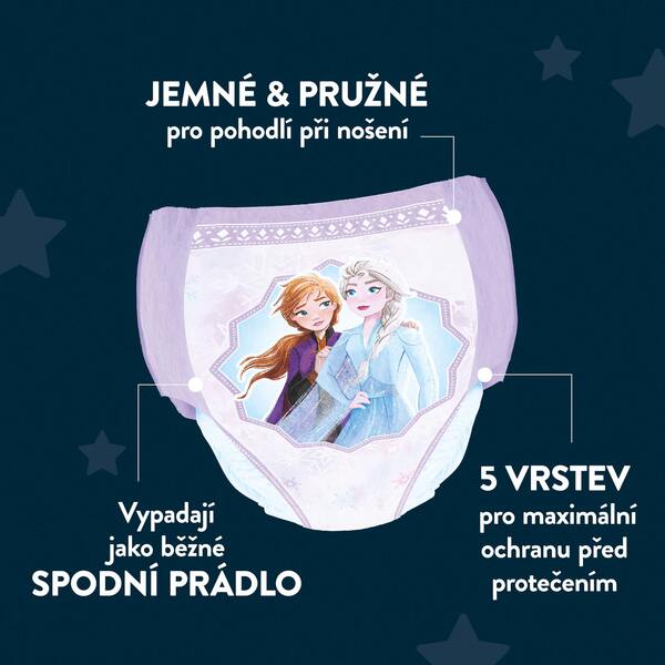 DryNites Natahovací kalhotky na noc pro dívky JUMBO box 3-4 roky / 12-21 kg / 4x16 ks DryNites Natahovací kalhotky na noc pro dívky JUMBO box 3-4 roky / 12-21 kg / 4x16 ks