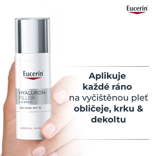 Eucerin Hyaluron-Filler + 3x Effect Denní krém normální/smíšená pleť SPF15 50 ml