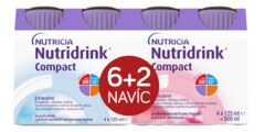 Nutridrink Compact 6+2 (neutral-jahoda) 8 x 125 ml 