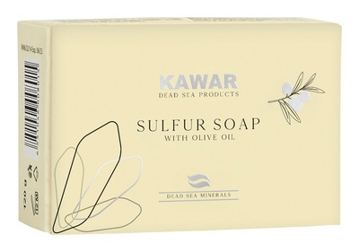 Kawar Sírové mýdlo s minerály z Mrtvého moře 120 g