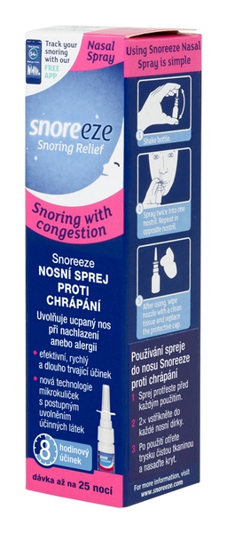 Snoreeze Nosní sprej proti chrápání 10 ml