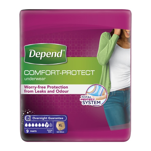 Depend Normal Inkontinenční kalhotky pro ženy vel.XL 9 ks