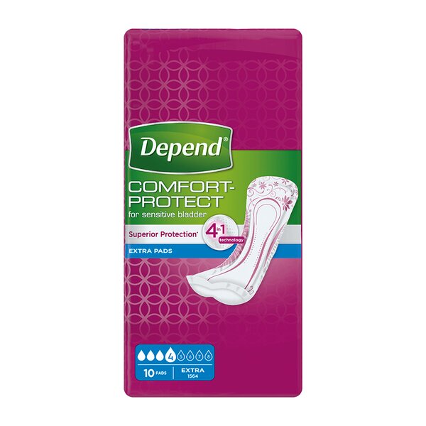 Depend Pads Extra Inkontinenční vložky 10 ks