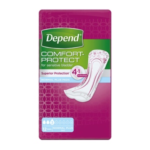 Depend Pads Normal Plus Inkontinenční vložky pro ženy 12 ks 