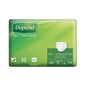 Depend Slip Super Inkontinenční kalhotky vel.S 15 ks