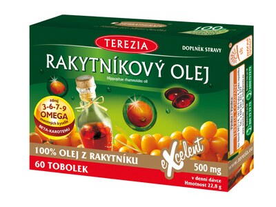 Terezia Rakytníkový olej 100% 60 kapslí