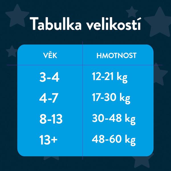 DryNites Natahovací kalhotky na noc pro chlapce MEGA pack 8-13 let / 30-48 kg / 23 ks