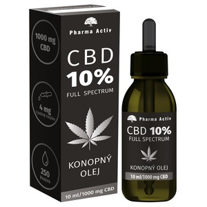 CBD 10% Full Spectrum Konopný olej 1000mg 10 ml