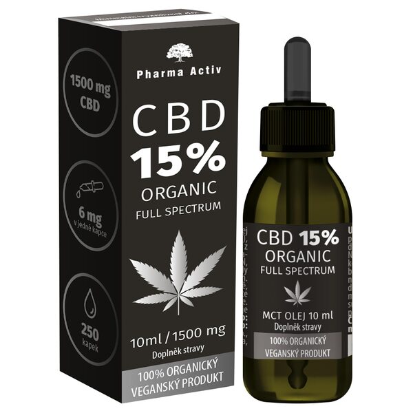 Pharma Activ CBD 15% Organic Full Spectrum 1500 mg 10 ml