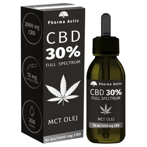 Pharma Activ CBD 30% Full Spectrum MCT olej 3000 mg 10 ml