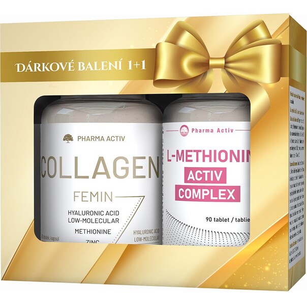 Pharma Activ Collagen Femin 90 tobolek + L-Methionin 90 tablet