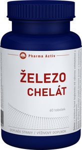Pharma Activ Železo chelát 60 tobolek