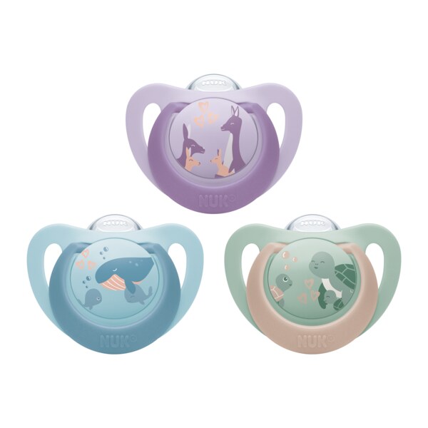 Nuk First Choice Dudlík 6-18m Mix barev 1 ks