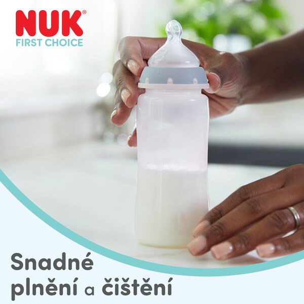 Nuk First Choice Láhev 150 ml 0m+ Mix barev 1 ks Nuk First Choice Láhev 150 ml 0m+ Mix barev 1 ks