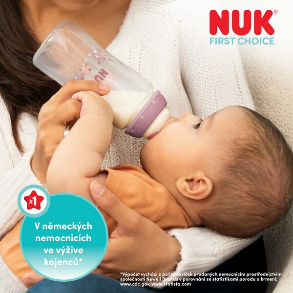Nuk First Choice Láhev 300 ml 3m+ Mix barev 1 ks