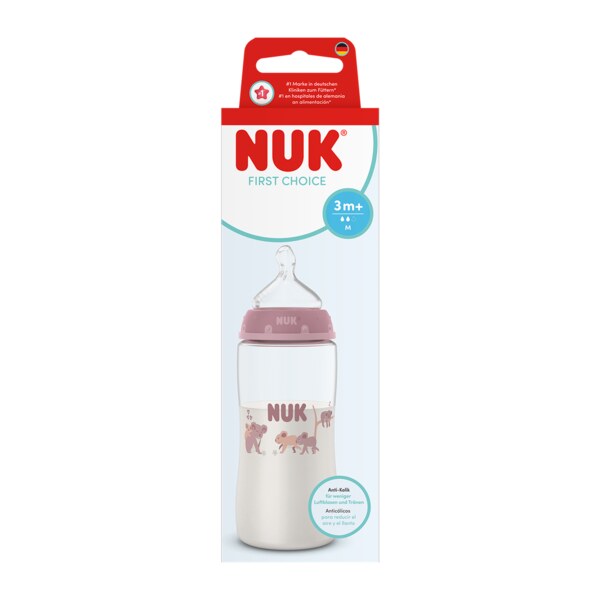 Nuk First Choice Láhev 300 ml 3m+ Mix barev 1 ks