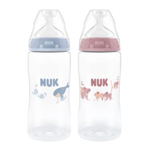 Nuk First Choice Láhev 300 ml 3m+ Mix barev 1 ks Nuk First Choice Láhev 300 ml 3m+ Mix barev 1 ks