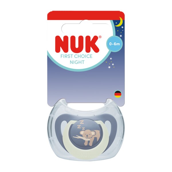 Nuk First Choice Night Dudlík 0-6m Mix barev 1 ks
