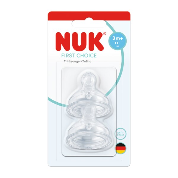 Nuk First Choice Savička vel. M 3m+ 2 ks