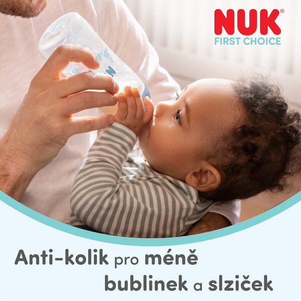 Nuk First Choice Savička vel.Flow control 6m+ 2 ks