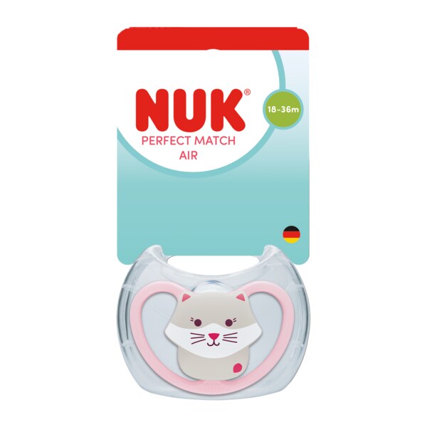Nuk Perfect Match Air Dudlík 18-36m Mix barev 1 ks