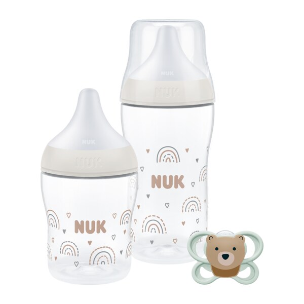 Nuk Perfect Match Kojenecké lahve a Dudlík set 0-3m+ 3 ks