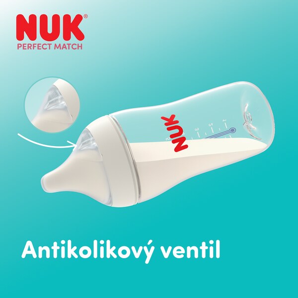 Nuk Perfect Match Láhev 150 ml 0m+ Mix barev 1 ks