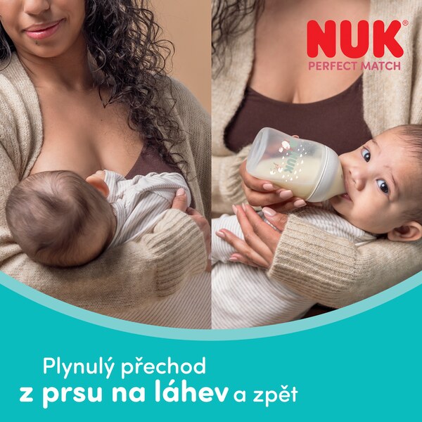 Nuk Perfect Match Láhev 260 ml 3m+ Mix barev 1 ks