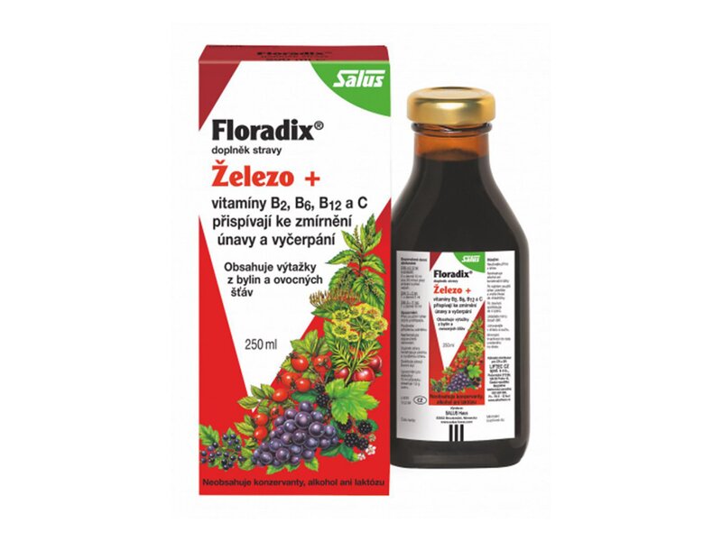 Salus Floradix Železo+ 250 ml
