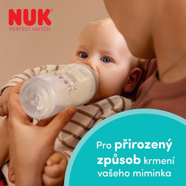Nuk Perfect Match Láhev na učení 230 ml 3m+ 1 ks