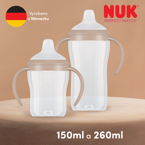 Nuk Perfect Match Láhev na učení 260 ml 6m+ Mix 1 ks
