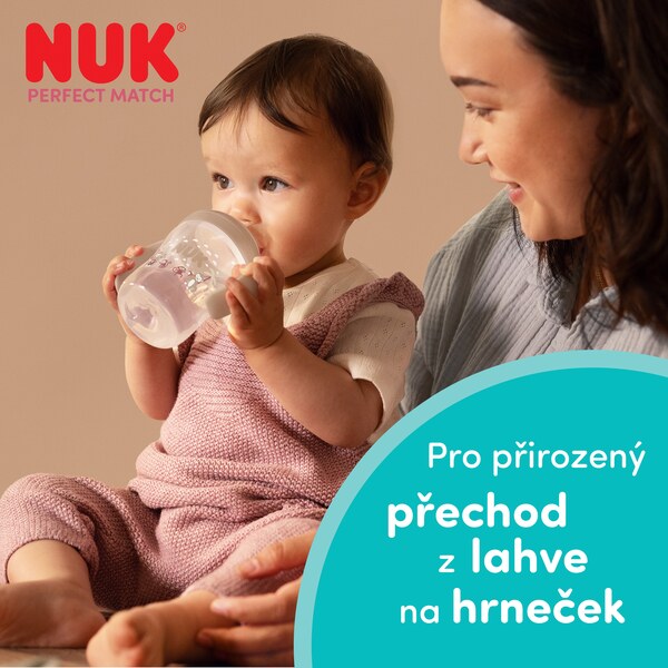 Nuk Perfect Match Láhev na učení 260 ml 6m+ Mix 1 ks