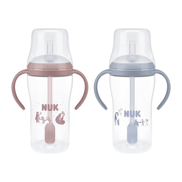 Nuk Perfect Match Láhev na učení s brčkem 260 ml 8m+ 1 ks