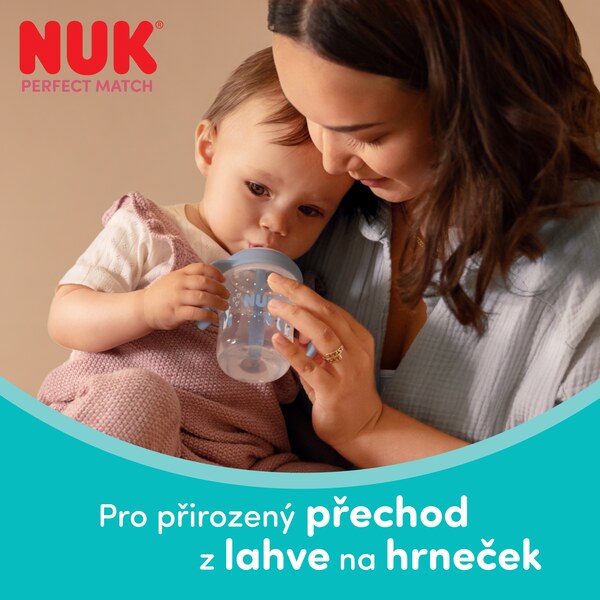 Nuk Perfect Match Láhev na učení s brčkem 260 ml 8m+ 1 ks