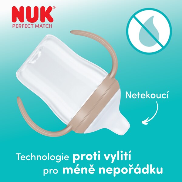Nuk Perfect Match Pítko náhradní silikonový 6m+ 2 ks