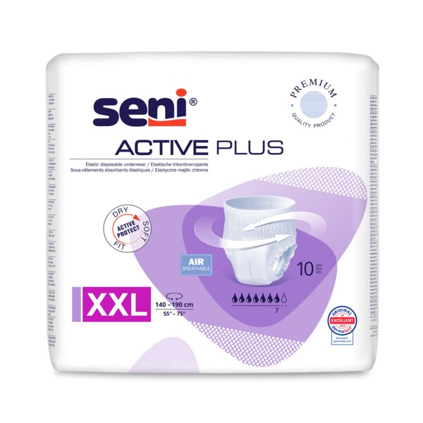 Seni Active Plus Inkontinenční plenkové kalhotky XXL 10 ks