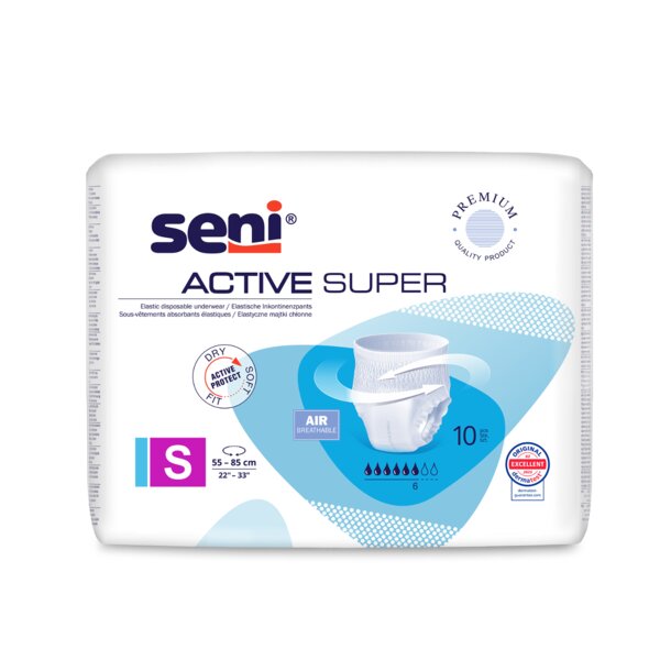Seni Active Super Inkontinenční plenkové kalhotky S 10 ks